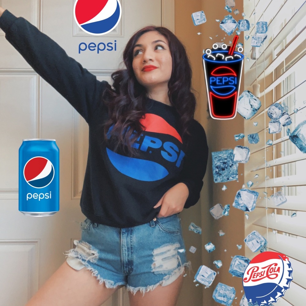 Pepsi sweater 🥤❤️💙
